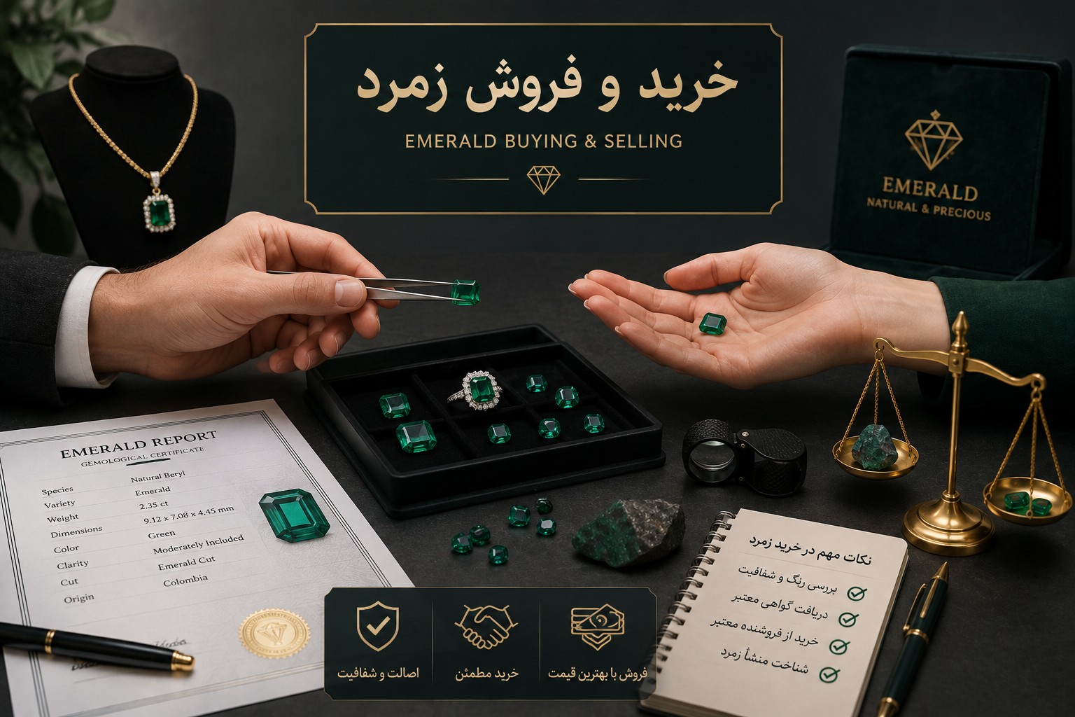 خرید و فروش زمرد
