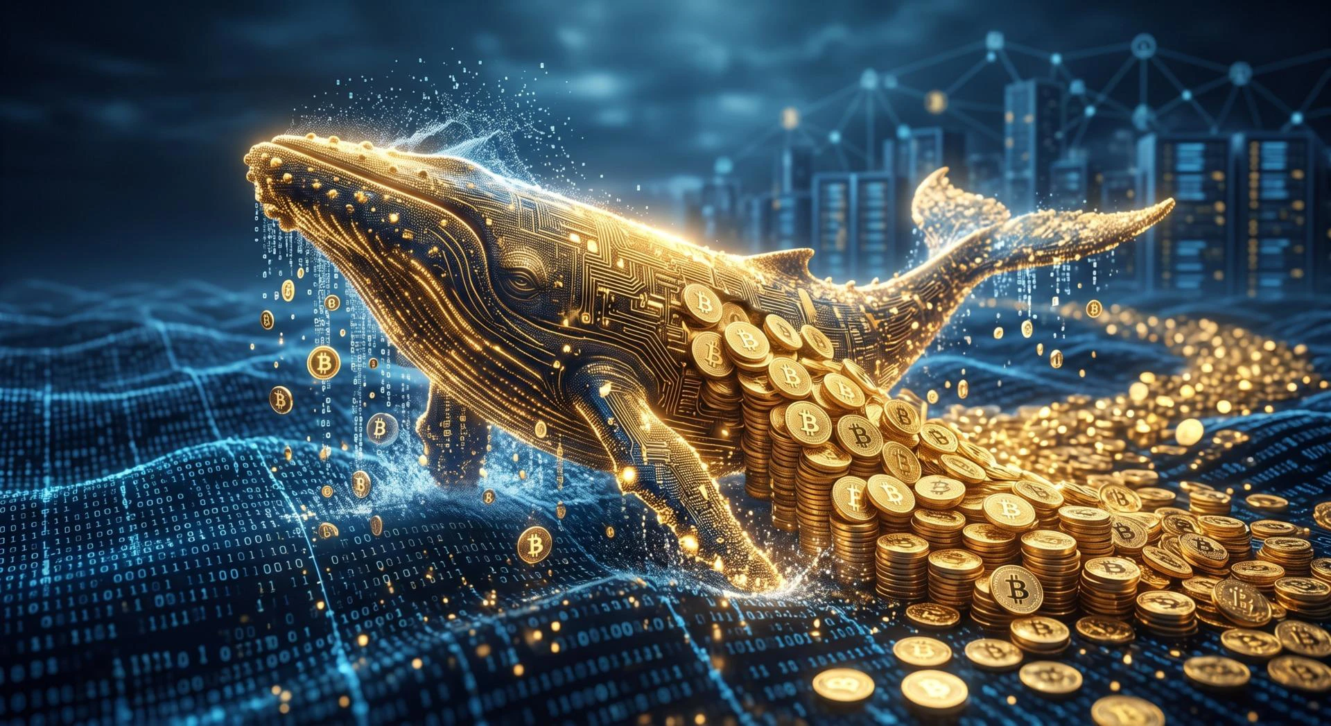 نهنگ طلای دیجیتال پس از 6 سال بیدار شد؛ انتقال 378 میلیون دلار بیت‌کوین!