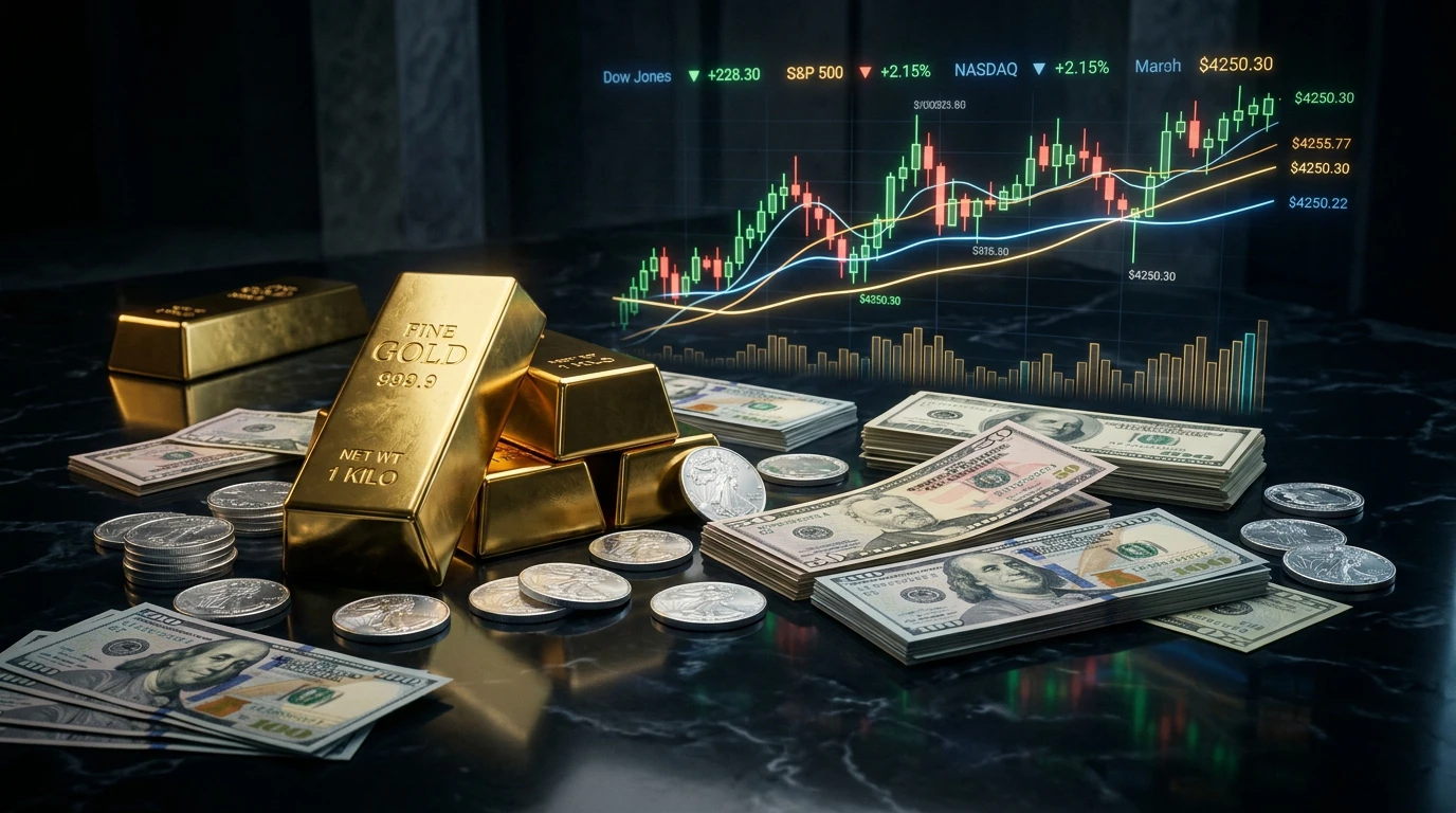 نبض بازار امروز؛ تحلیل قیمت طلا، سکه، نقره و دلار
