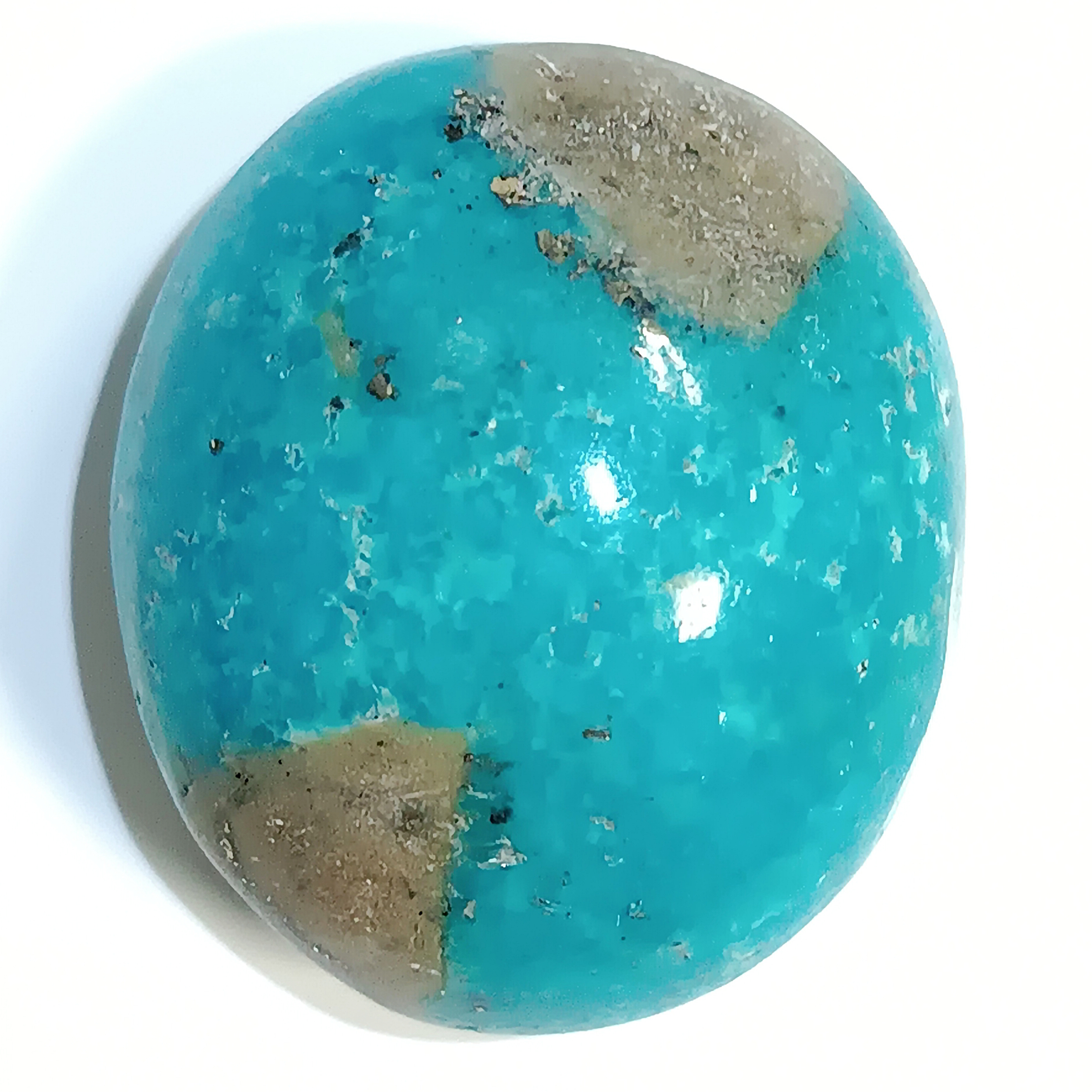 فیروزه کرمان احیاء گرید AA وزن 9.1 گرم با شناسنامه بین المللی iga-global