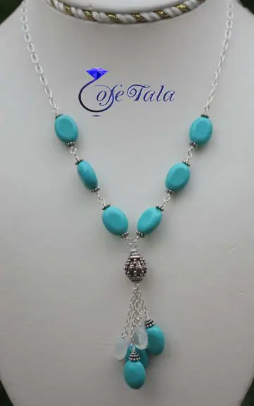 گردنبند فیروزه مدل 6921