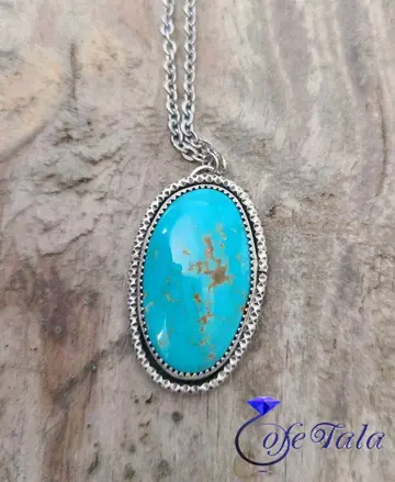 گردنبند فیروزه مدل 6980