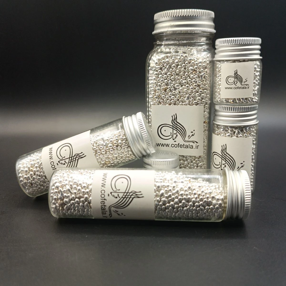 خرید فروش نقره ساچمه ترک 700 گرمی عیار 999