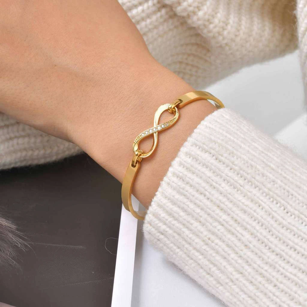 Women's bracelets with infinite design دستبند زنانه با طرح بی‌نهایت