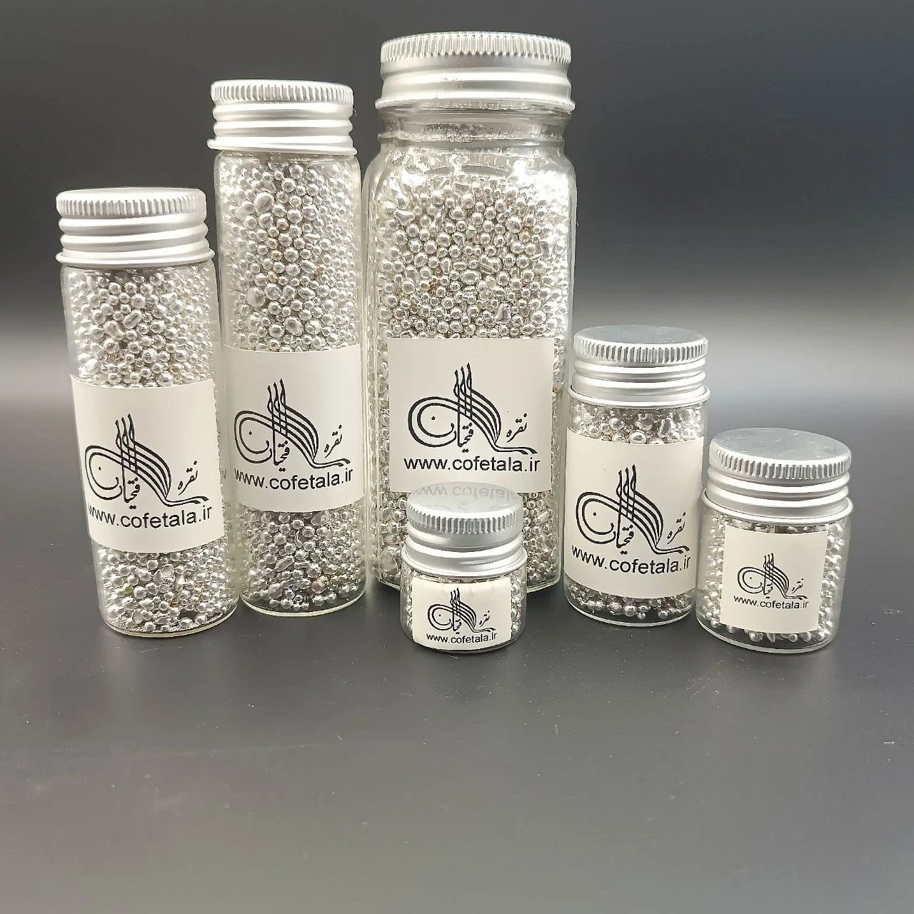 نقره ساچمه 200 گرمی عیار 999