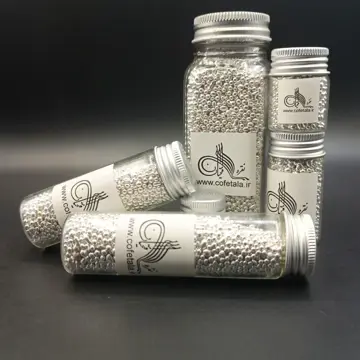 شمش نقره و ساچمه با کد اقتصادی 1350 گرمی عیار 999