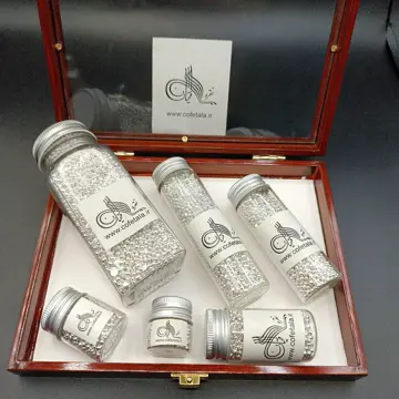 نقره ساچمه یا گوارسه با شناسه ملی 1500 گرمی عیار 999