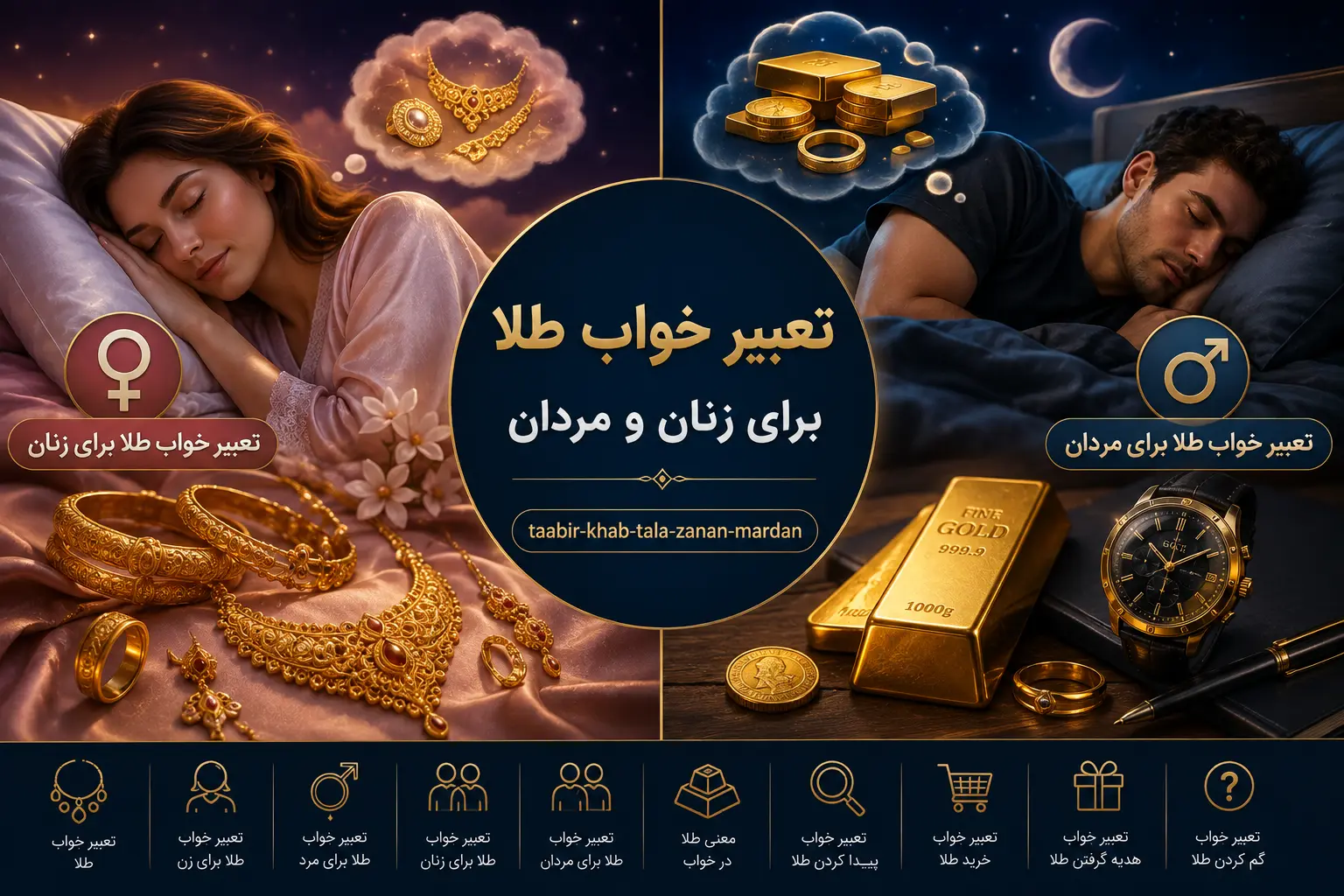 تعبیر خواب زنان و مردان