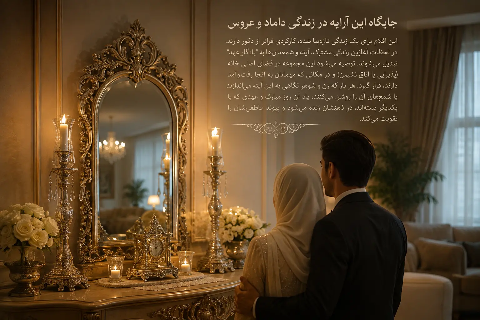 آینه  و شمعدان عروس